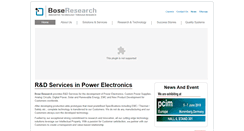 Desktop Screenshot of boseresearch.com